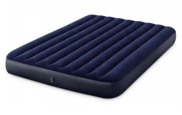 Надувной матрас Intex Classic Downy Airbed Fiber-Tech, 152х203х25см 64759 600_380