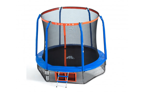 Батут DFC Jump Basket 12ft внутр.сетка, лестница (366cм) 12FT-JBSK-B 600_380