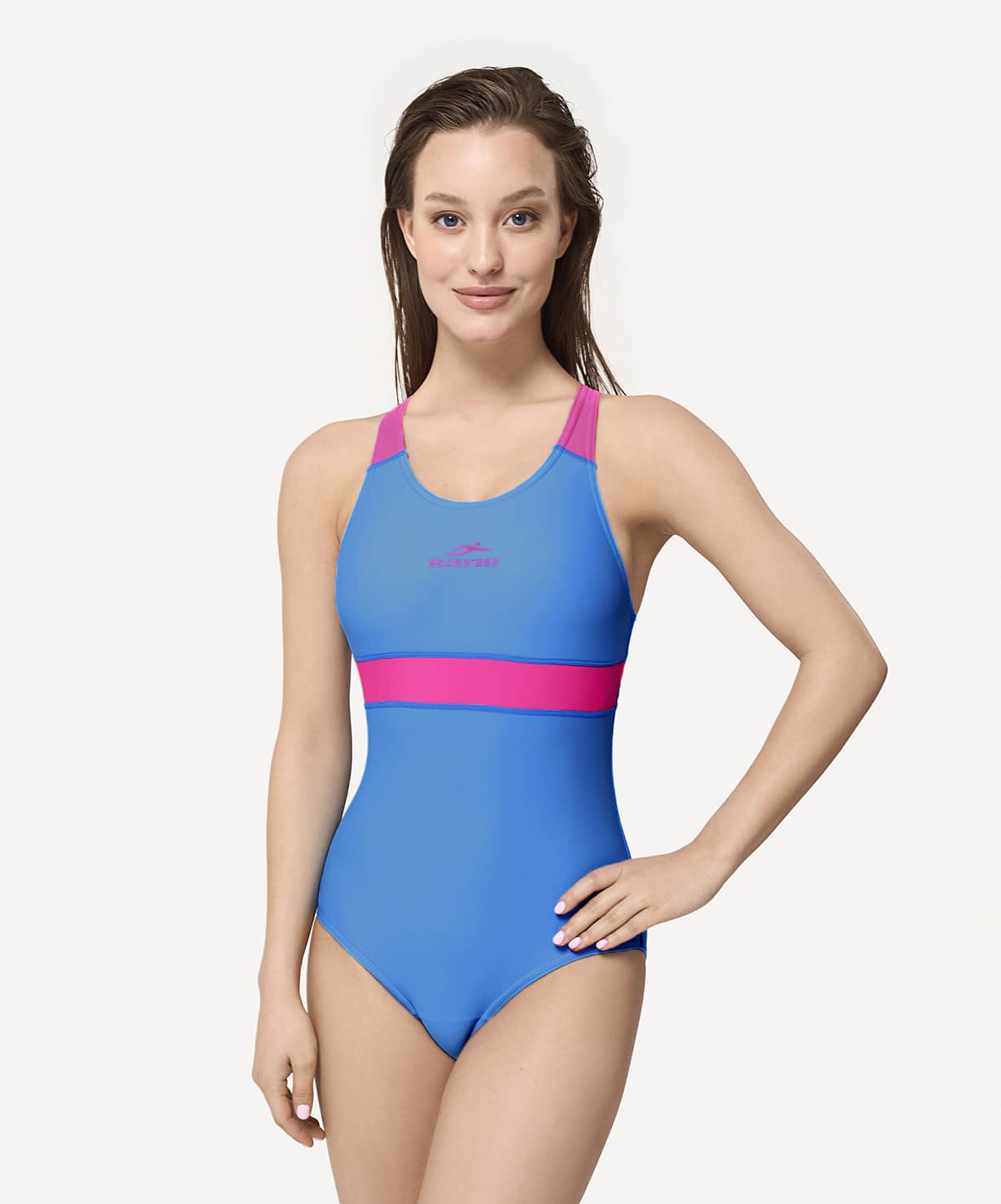 Купальник для плавания 25DEGREES Triumph Blue/Pink, полиамид 1230_1479