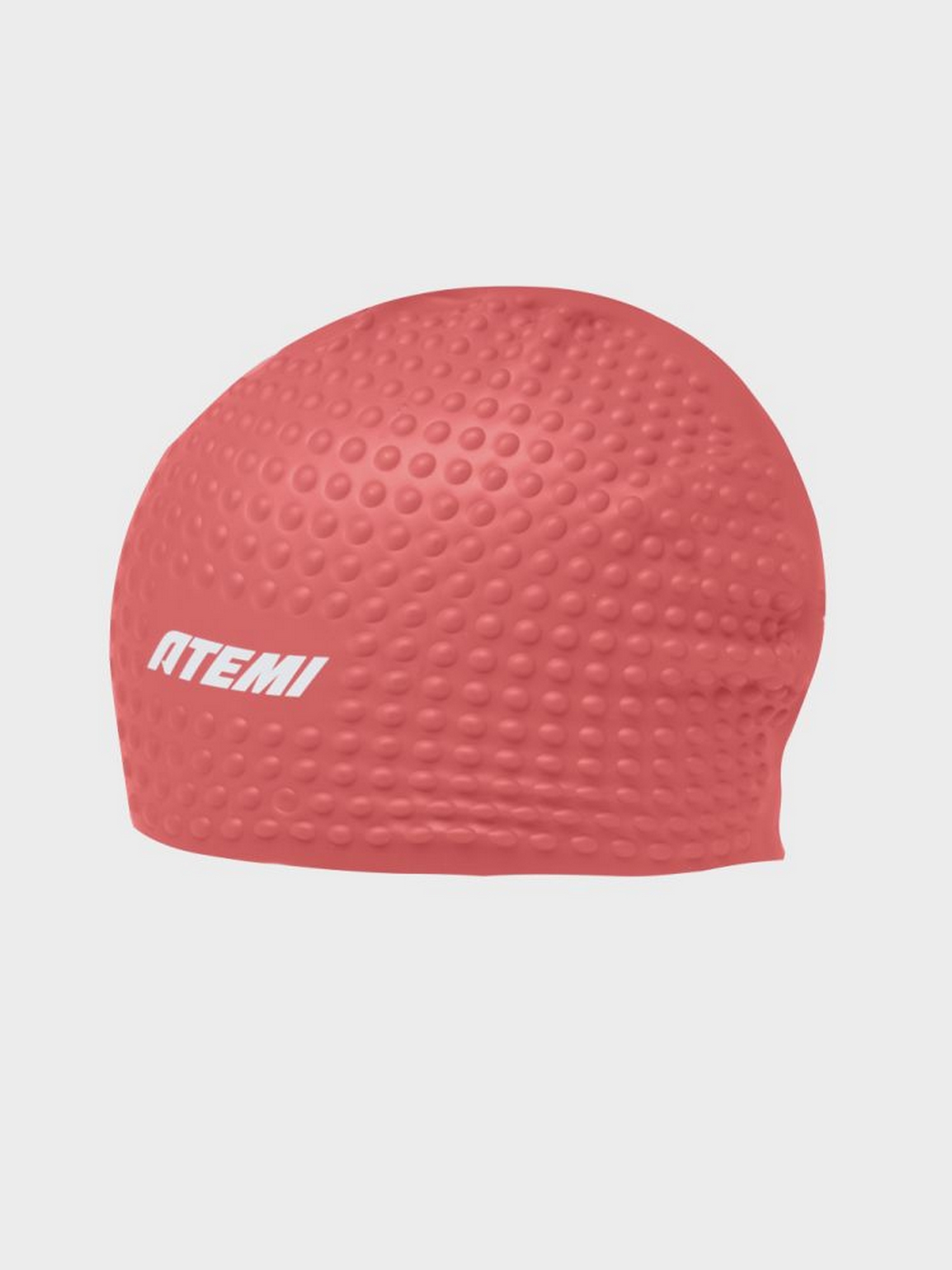 Шапочка для плавания Atemi bubble cap Bright red FBC1R красный 1500_2000