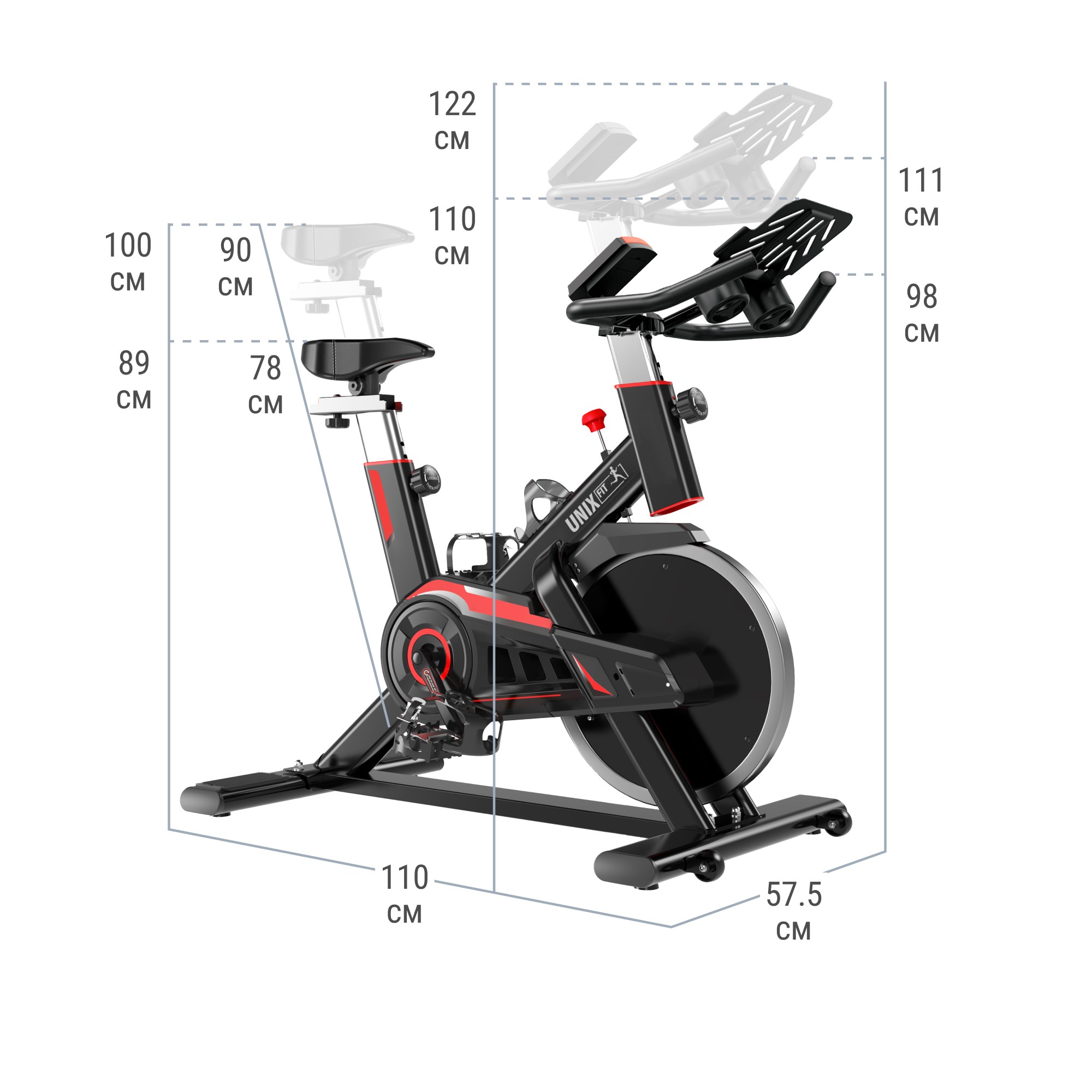 Велотренажер Спин-байк UnixFit SB-520 PRO SBU520PRO 2000_2000