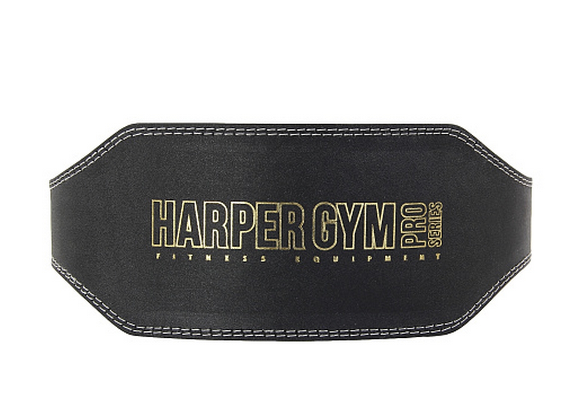 Пояс для тяжелой атлетики усиленный (широкий) Harper Gym Pro Series JE-2622HG черный 1124_800