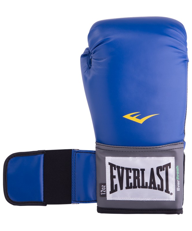 Перчатки боксерские Everlast Pro Style Anti-MB 2214U, 14oz, к/з, синий 665_800