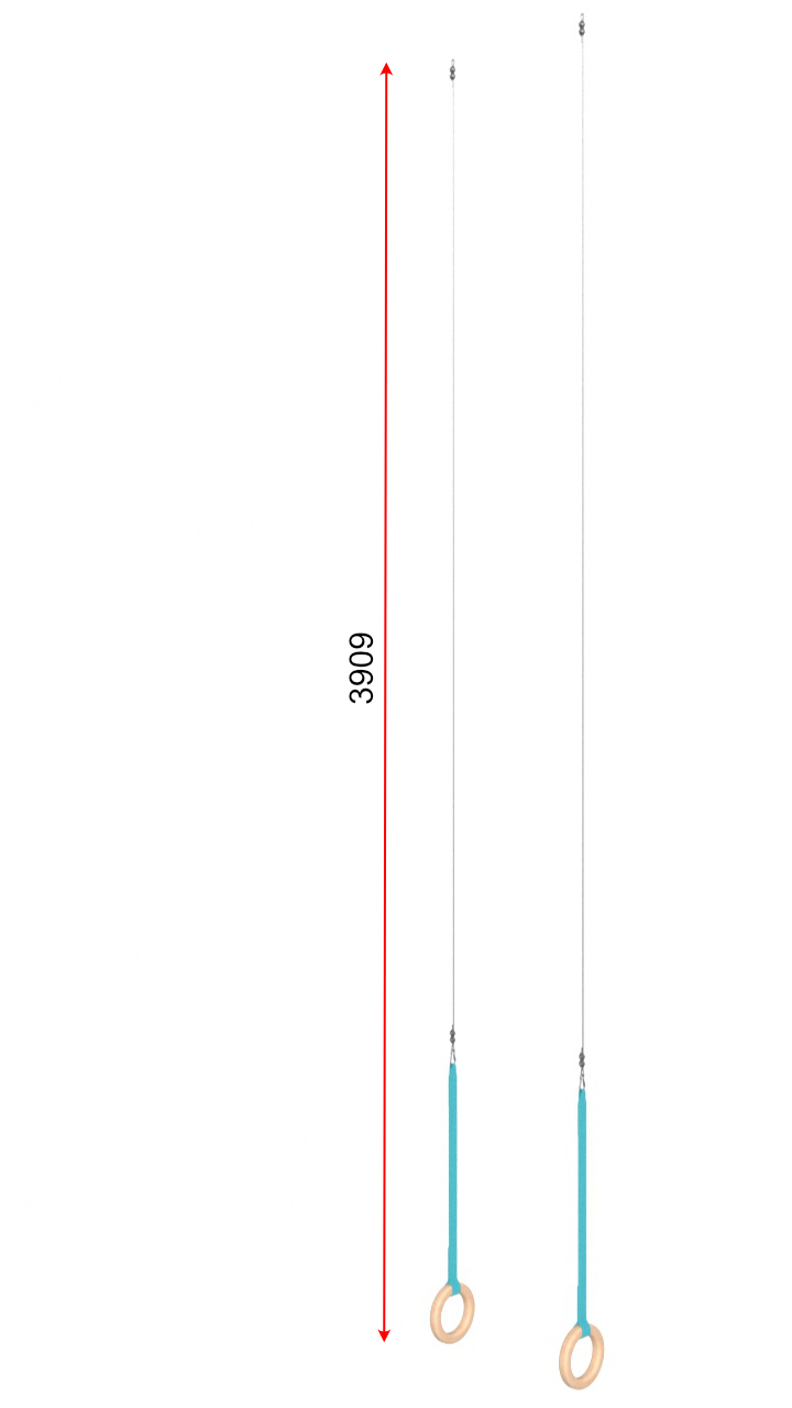 Гимнастические кольца  d=210 мм с тросом 3 м Glav 04.402.2 720_1280