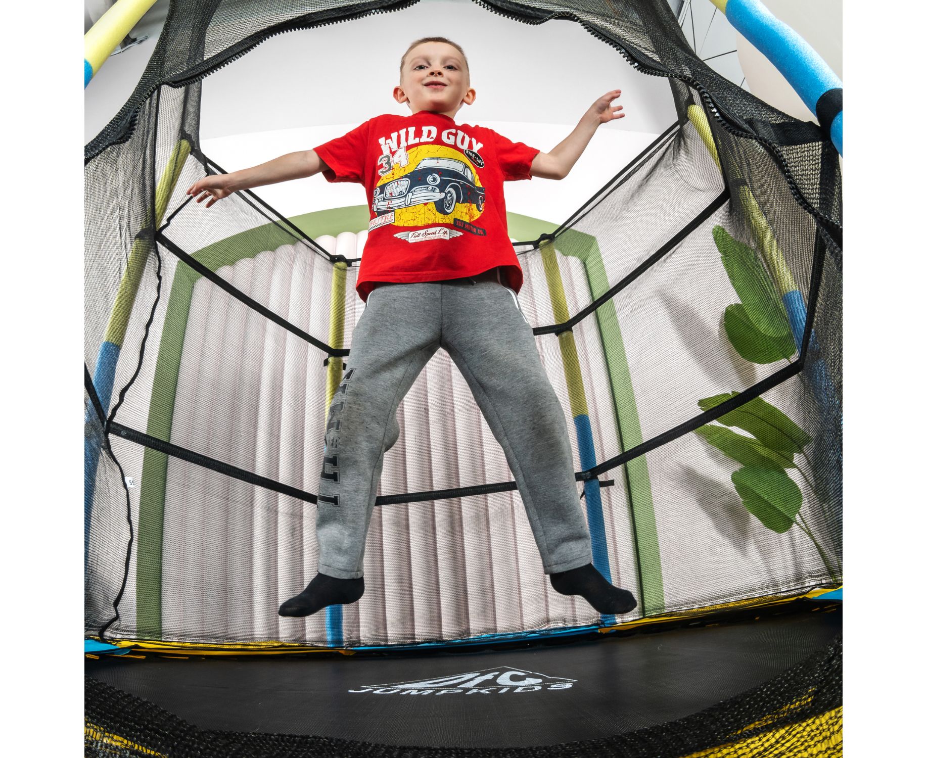 Батут DFC Jump Kids 55" (137см) 55INCH-JD-YB желто-синий 1834_1500